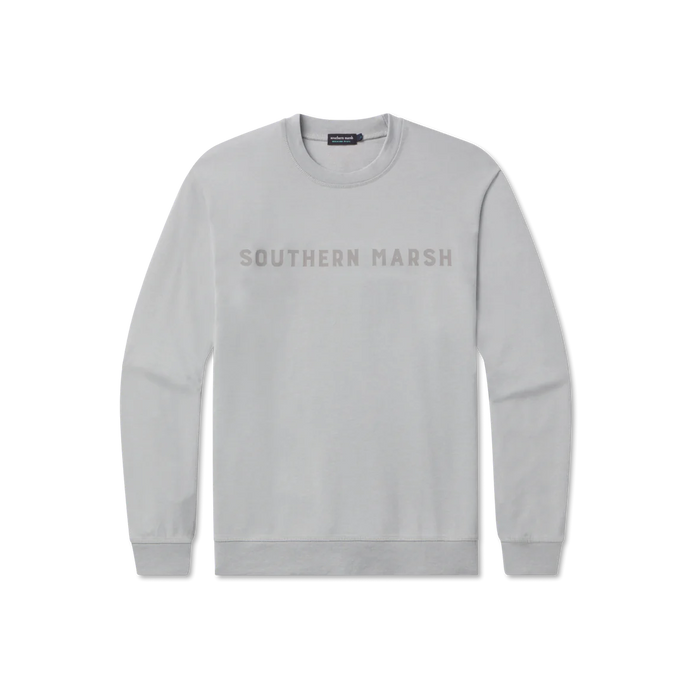 Southern Marsh Hatteras SEAWASH Sweatshirt Light Gray
