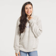 Load image into Gallery viewer, Southern Marsh Sunday Morning Sweater Hoodie in Light Gray