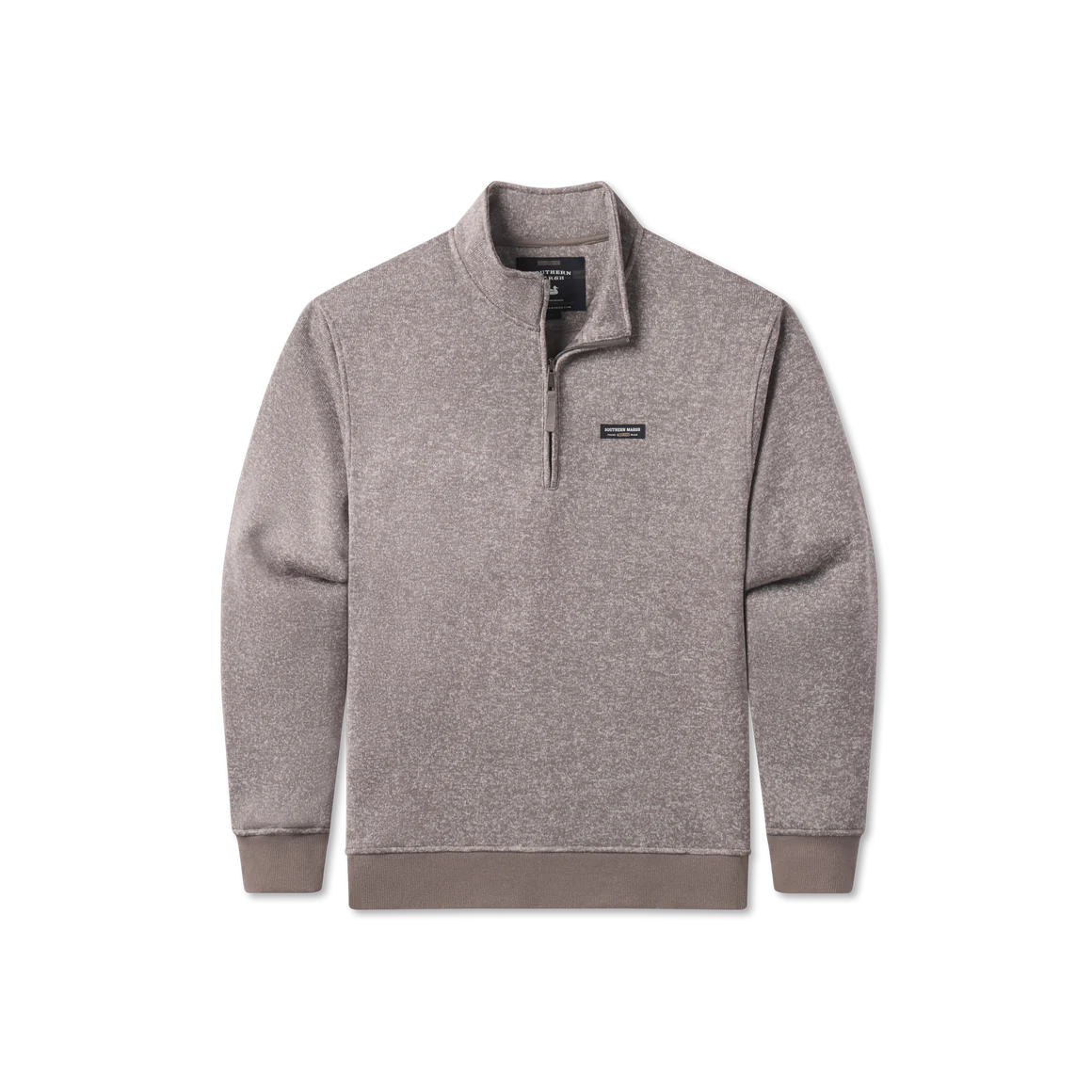 Southern Marsh Saddle Peak Pullover in Dark Gray