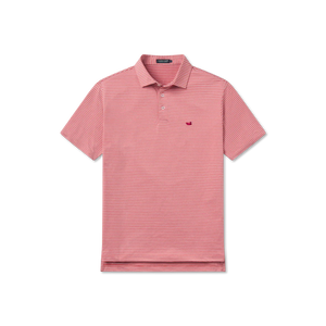 Southern Marsh Biloxi Heather Performance Polo Crimson