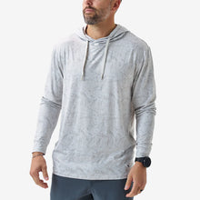 Load image into Gallery viewer, Burlebo Men's Performance Hoodie in Digi Camo Ivory