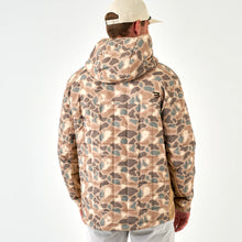 Load image into Gallery viewer, Burlebo Oversized Puffer Jacket in Pintail Camo