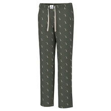 Load image into Gallery viewer, Local Boy Pajama Pants in Dark Olive Dog &amp; Moon