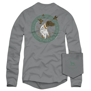 Over Under Pointer Hunting Quail  LS T-shirt