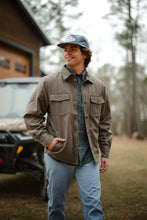 Load image into Gallery viewer, Local Boy Sportsman&#39;s Shacket in Mud Dog &amp; Moon
