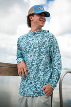 Load image into Gallery viewer, Local Boy Heather Blend Hoodie in Teal High Tide