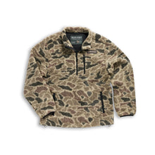 Load image into Gallery viewer, Burlebo Sherpa Quarter Zip Pullover in Rocky Mountain Camo