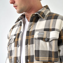Load image into Gallery viewer, Burlebo Men&#39;s Shacket in Coyote Plaid