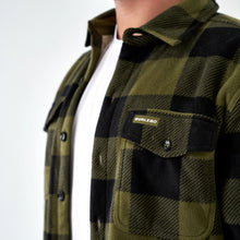 Load image into Gallery viewer, Burlebo Men&#39;s Shacket in Mallard Green Plaid