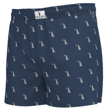 Load image into Gallery viewer, Local Boy Boxer Shorts in Cobalt Dog &amp; Moon