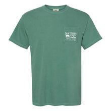 Load image into Gallery viewer, Southern Fried Cotton Old School Pointer SS Tee Green