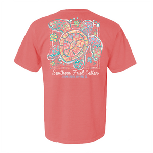 Southern Fried Cotton Go With The Flow SS Tee