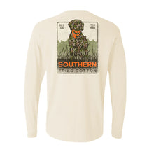 Load image into Gallery viewer, Southern Fried Cotton Old School Camo Cleo LS Tee