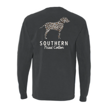 Load image into Gallery viewer, Southern Fried Cotton Cheetah Hound LS Tee