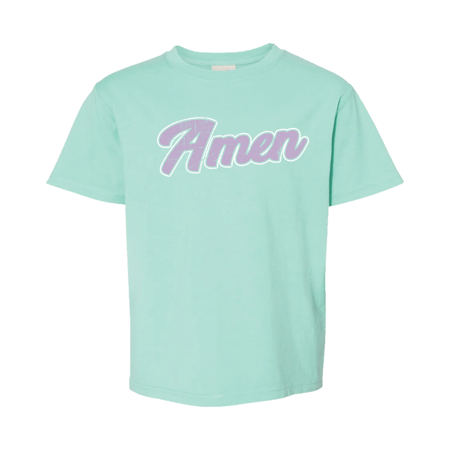 Southern Fried Cotton Amen Script SS Tee