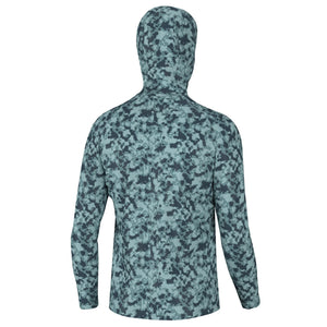 Local Boy Heather Blend Hoodie in Teal High Tide