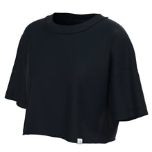 Load image into Gallery viewer, Local Girl Boxy Crop SS Tee in Black