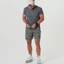 Load image into Gallery viewer, Burlebo 7&quot; Athletic Shorts in Retro Duck Camo