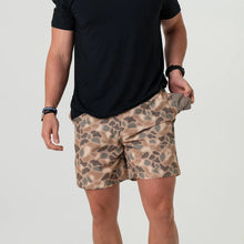 Load image into Gallery viewer, Burlebo 7&quot; Everyday Pintail Camo Shorts with Brown Pocket