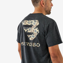 Load image into Gallery viewer, Burlebo Flying B Deer Camo Logo SS Tee