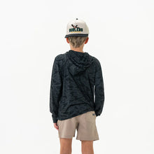 Load image into Gallery viewer, Burlebo Youth Performance Hoodie in Black Camo