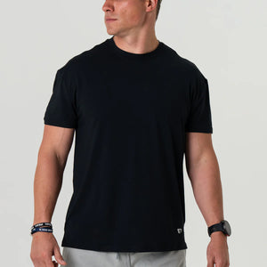 Burlebo Go To SS Tee in Midnight Black
