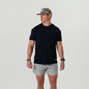 Burlebo Go To SS Tee in Midnight Black
