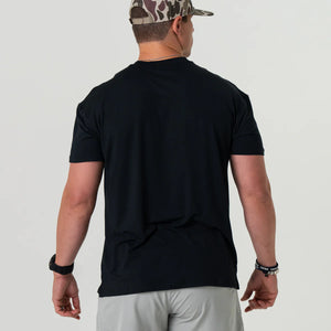 Burlebo Go To SS Tee in Midnight Black