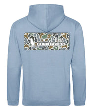 Load image into Gallery viewer, Local Girl Cotton Hoodie in Localflage Bluff Plate