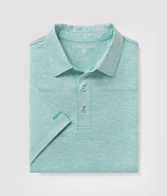 Load image into Gallery viewer, Southern Shirt Heather Madison Stripe Polo Fairway Green