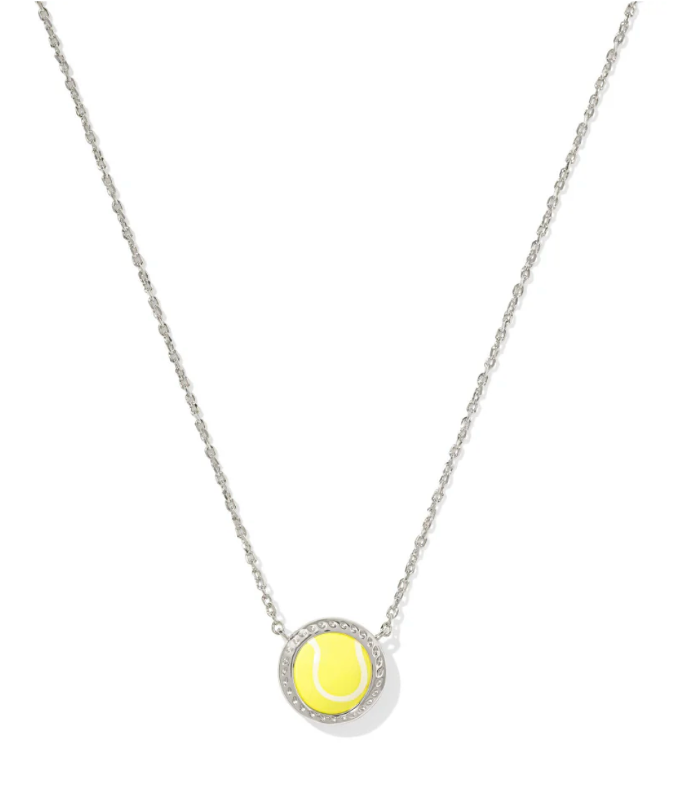 Kendra Scott Tennis Silver Short Pendant Necklace