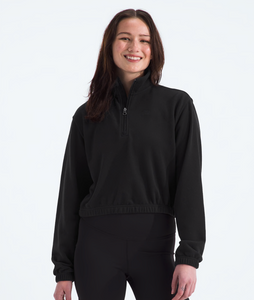 The North Face Women's Better Terry 1/2 Zip Pullover in TNF Black