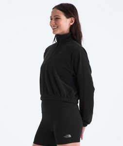 The North Face Women's Better Terry 1/2 Zip Pullover in TNF Black