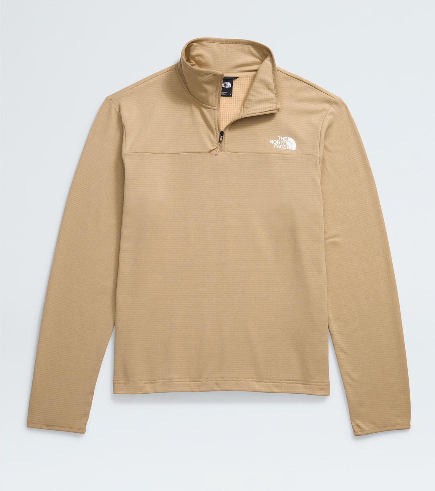 The North Face Men's Cedar Trail 1/4 Zip Pullover in Khaki Stone