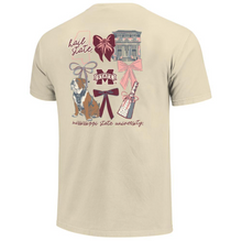 Load image into Gallery viewer, Mississippi State Bulldogs Coquette Campus SS Tee