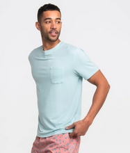 Load image into Gallery viewer, Southern Shirt Men&#39;s Max Comfort Pocket Tee Aqua Splash