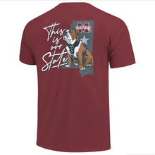 Load image into Gallery viewer, Mississippi State Bulldogs Our State SS Tee