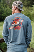 Load image into Gallery viewer, Burlebo Suns Up Birds Down LS Tee