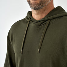 Load image into Gallery viewer, Burlebo Thermal Hoodie in Mallard Green