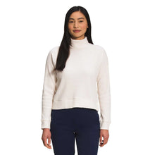 Load image into Gallery viewer, The North Face Women&#39;s Mock Neck Chabot Pullover in White Dune