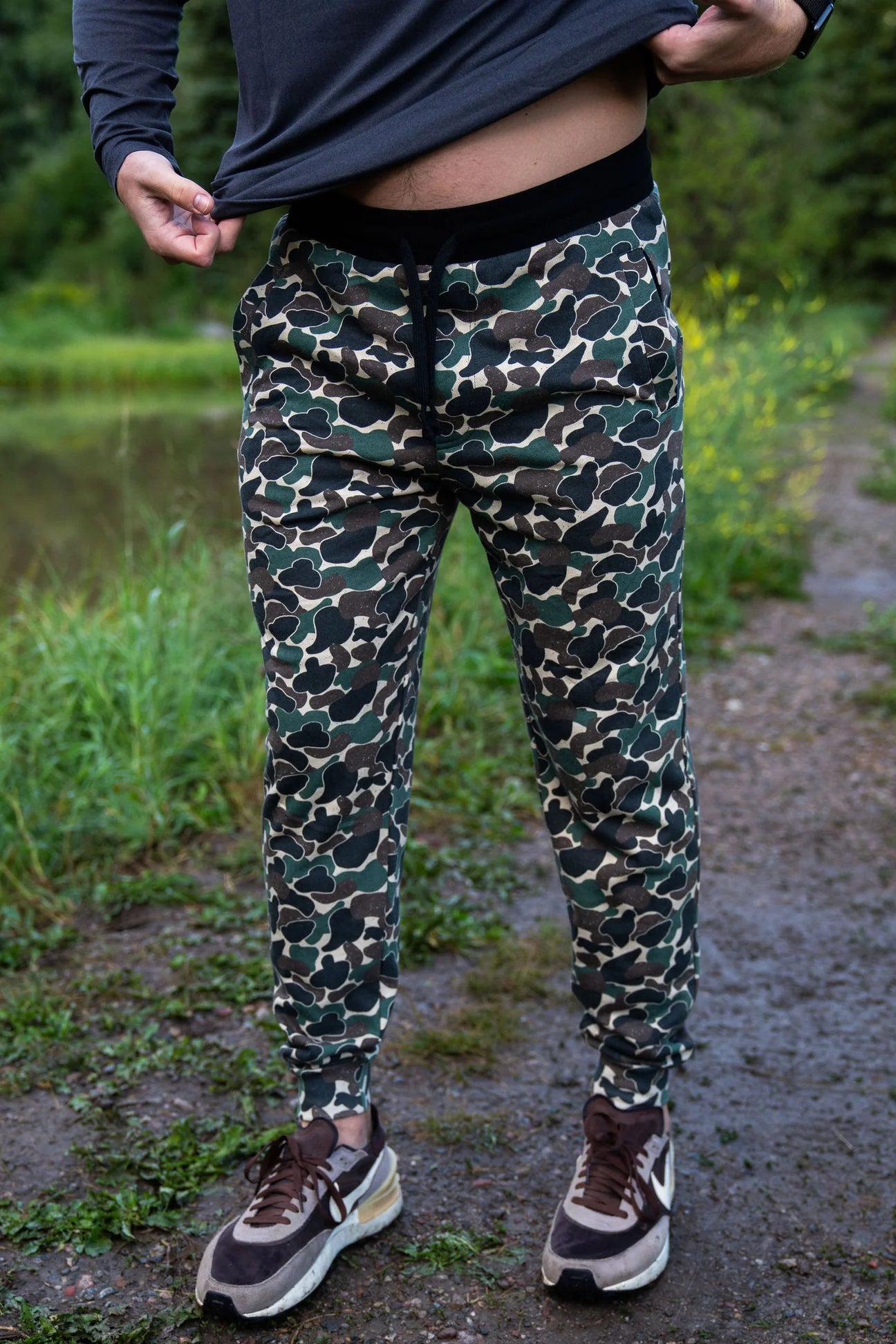 Burlebo Throwback Camo Fleece Jogger