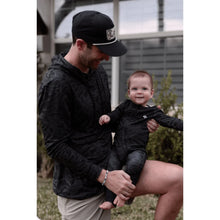 Load image into Gallery viewer, Burlebo Baby Zip Up in Black Camo