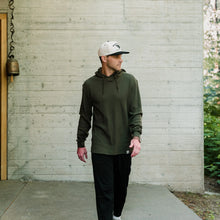 Load image into Gallery viewer, Burlebo Thermal Hoodie in Mallard Green