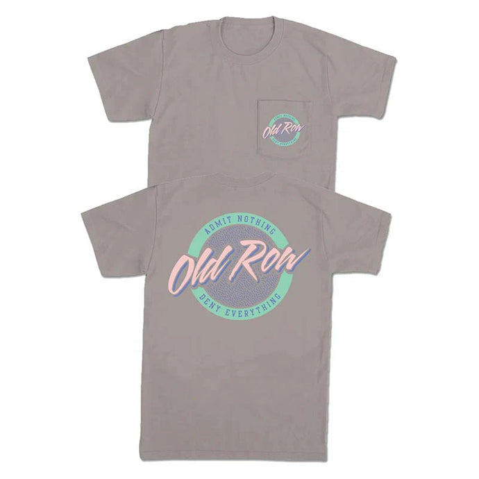 Old Row Grey Circle Logo SS Pocket Tee