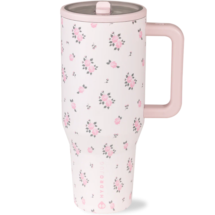 HydroJug Traveler 40oz Tumbler in Wild Rose