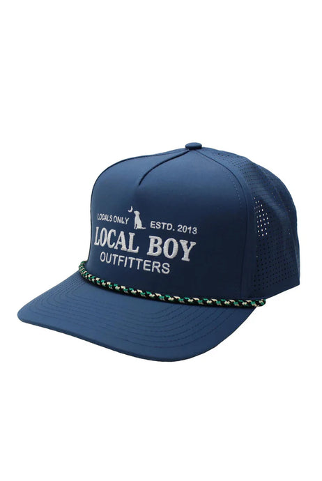 Local Boy Youth Simple Text Performance Rope Hat