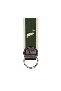 Local Boy Olive Dog & Moon Keychain