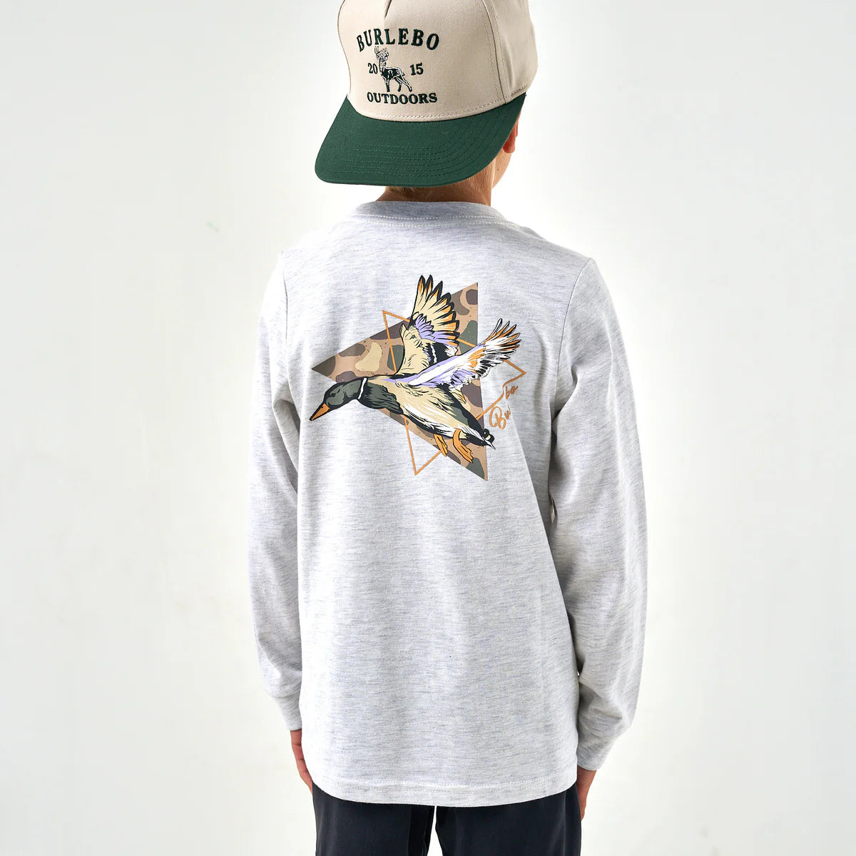 Burlebo Youth Pintail Triangle Duck LS Tee