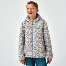 Load image into Gallery viewer, Burlebo Youth Puffer Jacket in Classic Deer Camo