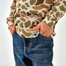 Load image into Gallery viewer, Burlebo Youth Thermal Hoodie in Venado Camo